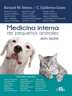 cover image of Medicina interna de pequeños animales 6ª ed
